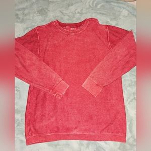 Boutique ribbed long sleeve tee/sweater